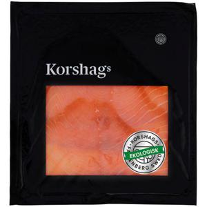 Korshags Kallrökt Laxfilé skivad EKO/KRAV 100g