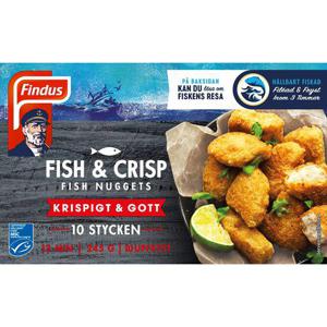 Findus Fish & Crisp Nuggets MSC Fryst 245g