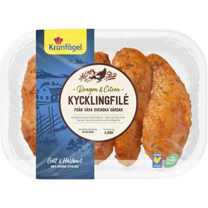 Kronfågel Kycklingfilé Citron/Dragon ca 700g