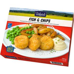 Dafgårds Fish & Chips Fryst MSC 380g