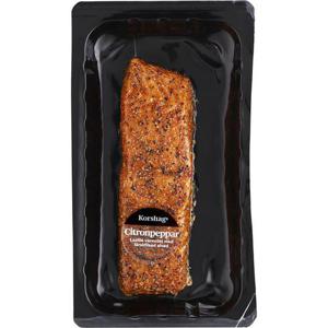 Korshags Varmrökt Laxfilé citronpeppar 125g