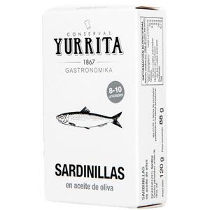 Yurrita Sardiner i Olivolja 120g