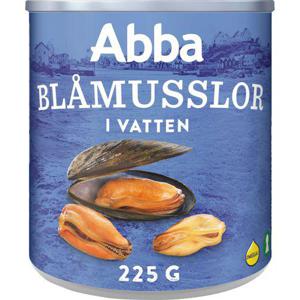 Abba Musslor i Vatten 225g