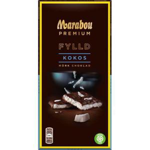 Marabou Chokladkaka Premium Filled Coconut 150g