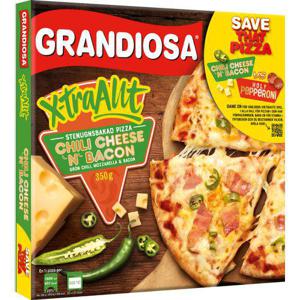 Grandiosa Pizza X-Tra Allt Chili Cheese Bacon Fryst 350g