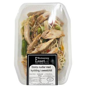 Restaurang ESSET Stekta Nudlar med Kyckling i Sweetchili 400g Restaurang Esset