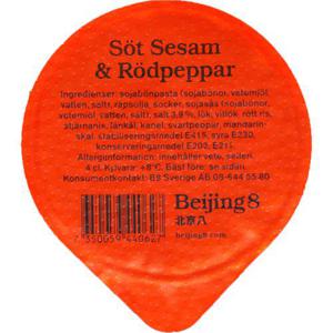Beijing8 Sås Söt Sesam/Rödpeppar 4cl