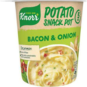 Knorr Snack Pot Potatismos, Bacon & Lök 51g