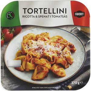Favorit Tortellini Ricotta & Spenatsås 270g