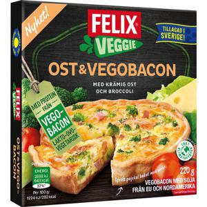 Felix Ost & Vegobaconpaj Fryst 220g