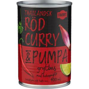 Favorit Röd Curry Grytbas 400ml