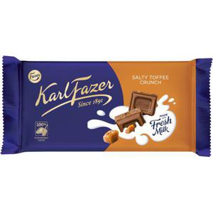 Fazer Konfektyr Chokladkaka Salty Toffee Crunch 145g Fazer