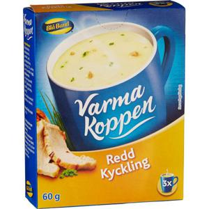 Blå Band Soppa Redd Kyckling 3x2dl Varma Koppen