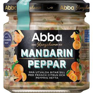 Abba Sill Mandarin & Peppar MSC 240g