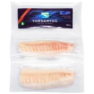 Feldts Torskrygg Fryst MSC 300g Feldt's