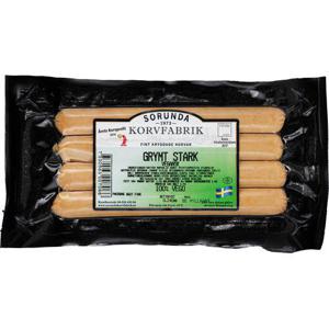 Sorunda Korv Korv Grymt Stark Vegansk 240g fabrik