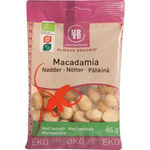 Urtekram Macadamianötter Havssalt EKO 65g