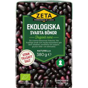 Zeta Svarta Bönor EKO 380g