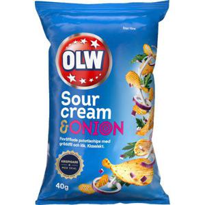 OLW Chips Sourcream & Onion 40g