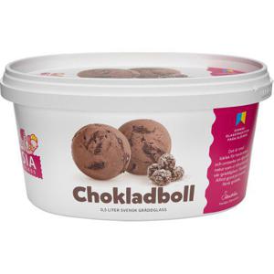 SIA Glass Gräddglass Chokladboll 0,5L