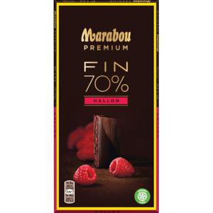 Marabou Chokladkaka Premium 70% Hallon 100g