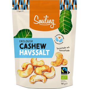 Smiling Cashew Havssalt EKO Fairtrade 160g