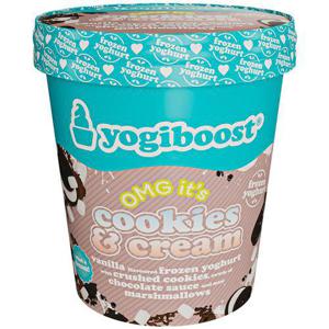 Yogiboost Frozen Yoghurt Cookies & Cream 500ml