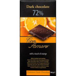 Con Amore Mörk Choklad med Apelsin 100g