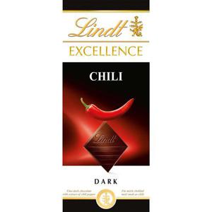 Lindt EXCELLENCE Mörk Chokladkaka Chili 100g