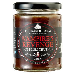 the Garlic Farm Vampires Revenge Hot Plum Chutney 285g The Garlic Farm