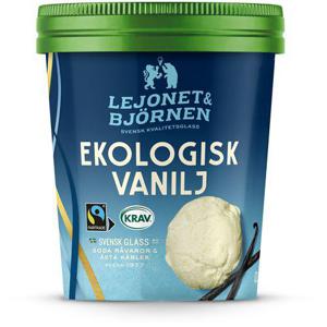 Lejonet & Björnen Glass Vanilj KRAV/Fairtrade 500ml
