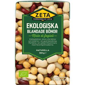 Zeta Blandade Bönor EKO 380g