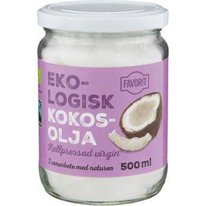Favorit Kokosolja EKO/Fairtrade 500ml
