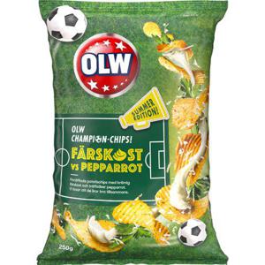 OLW Chips Färskost & Pepparrot 250g