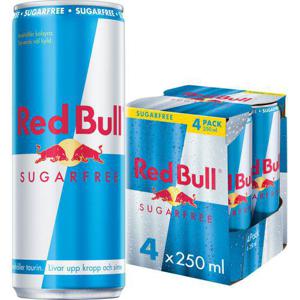 Red Bull Energidryck Sockerfri 4x250ml