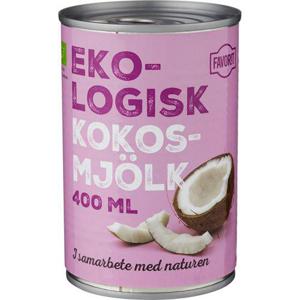 Favorit Kokosmjölk 17-19% EKO 400ml