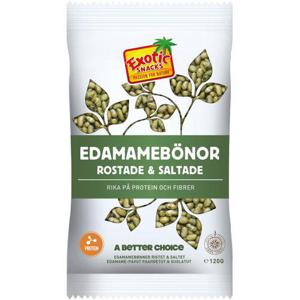 Exotic Snacks Edamamebönor Rostade & Saltade 120g