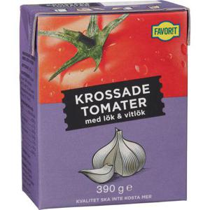 Favorit Krossade Tomater Vitlök 390g