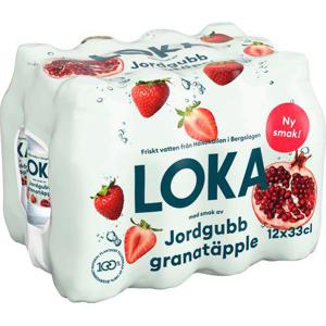 Loka Jordgubb & Granatäpple 12x33cl