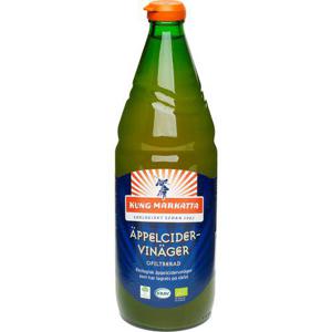 Kung Markatta Äppelcidervinäger Ofiltrerad EKO/KRAV 750ml