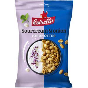 Estrella Jordnötter Sourcream & Onion 180g