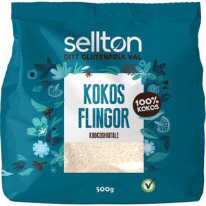 Sellton Kokosflingor 500g