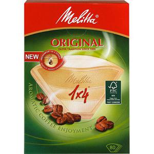 Melitta Kaffefilter Bruna 1x4 80-p