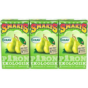 Smakis Päron EKO/KRAV 3x25cl