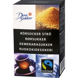 Dan Sukker Rårörsocker Strö Fairtrade 500g Dansukker