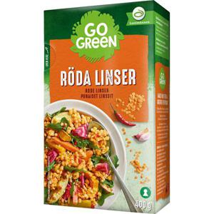 GoGreen Röda Linser 400g