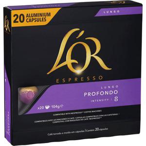 L'Or Kaffekapslar Profondo 8  20-p