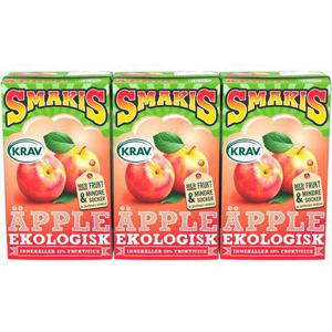 Smakis Äpple EKO/KRAV 3x25cl