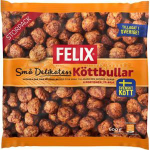 Felix Små Delikatessköttbullar Fryst 600g