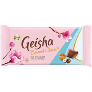 Fazer Konfektyr Chokladkaka Geisha Caramel & Sea Salt 121g Fazer